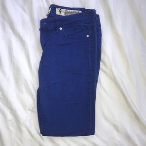 Blue cotton pants - Adult size 6
